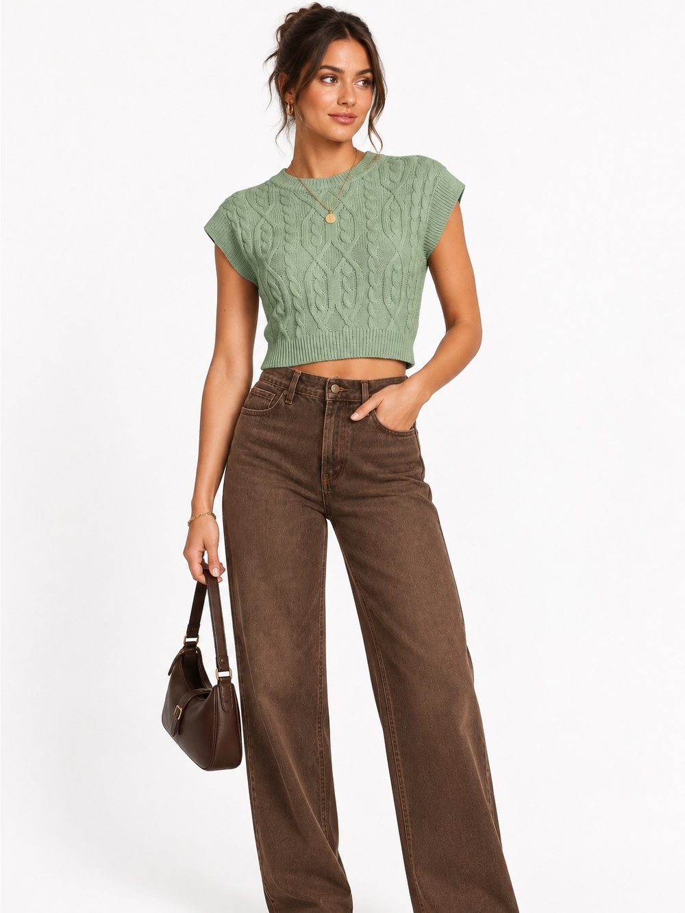 Green Knit Sweater